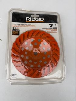 Ridgid 7" Diamond Cup Grinding Wheel