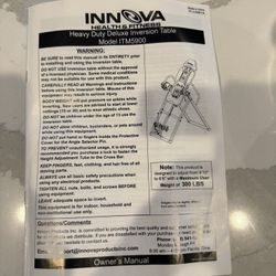 Heavy Duty Inversion Table New