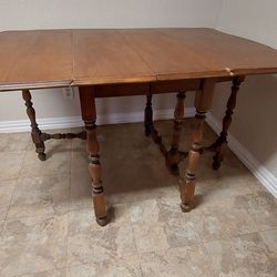 Antique Leaf Drop Table
