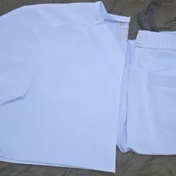 Sky Blue Figs Set For Men. Shirts And Pants Joggers