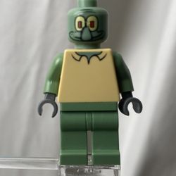 Lego Minifigure bob003 Squidward SpongeBob SquarePants 2006 (Rare Collectors Item!)