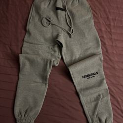 Essentials Sweatpants Dark Oat Cuffed Size XSMALL
