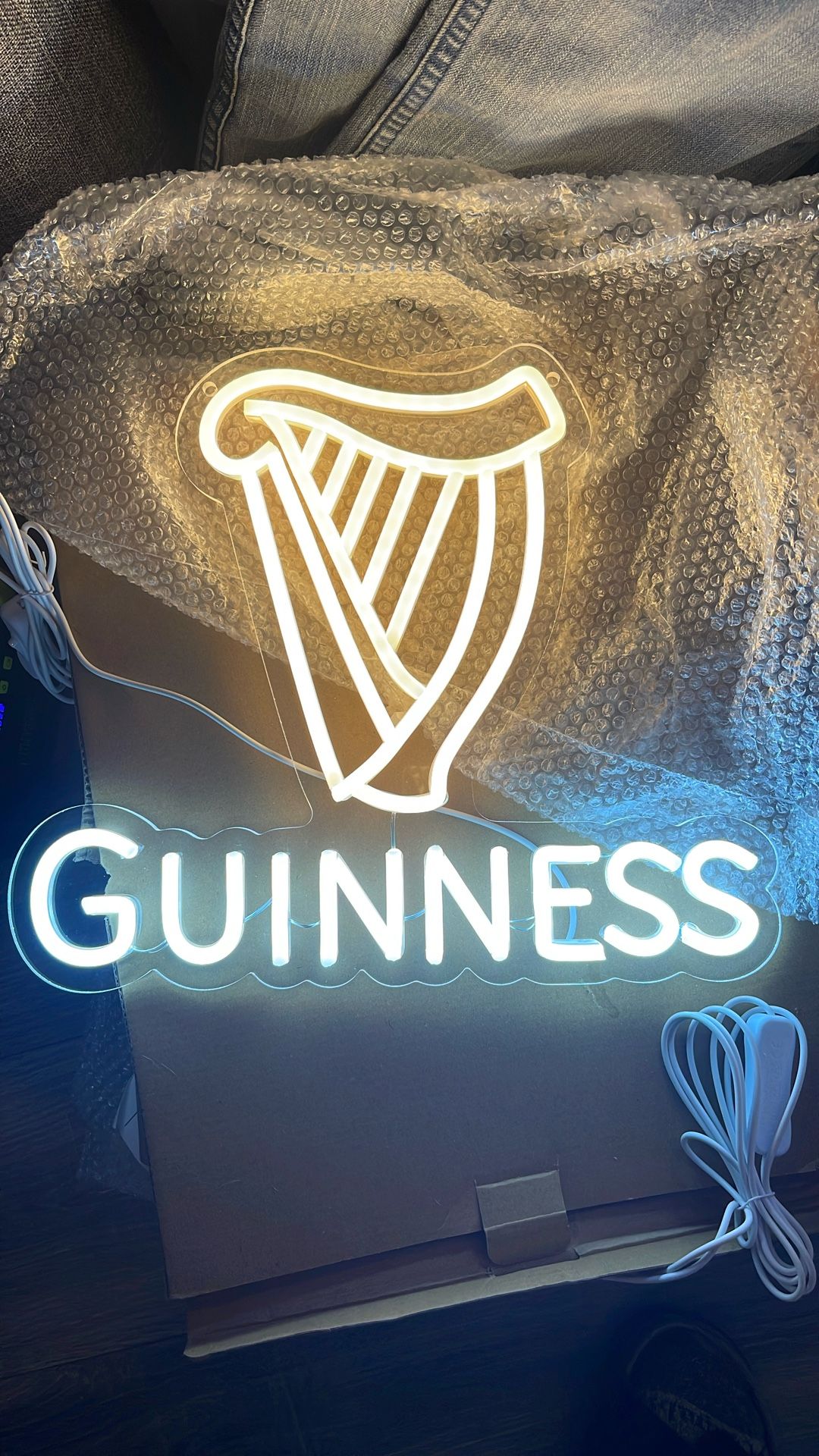 Guinness Bar Sign Light Up LED USB