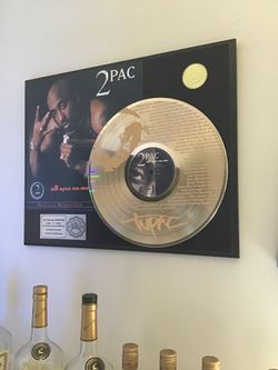 2Pac “All Eyez On Me” Gold album with Certificate of authentication *no trades*