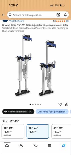 Drywall stilts