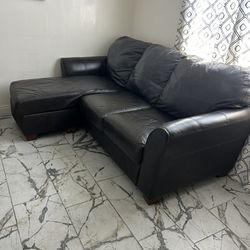 Leather Sectional Couch FREE