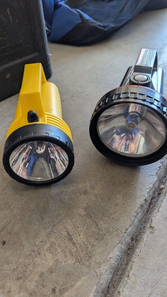 Hand Held Lanterns And Batteries