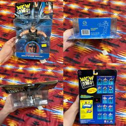 Toymakers HULK HOLLYWOOD HOGAN Clothesline WCW NWO Wrestler Action Figure 1998