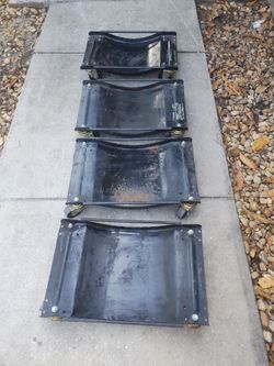 Set of 4 car wheel dollies $75 for all!