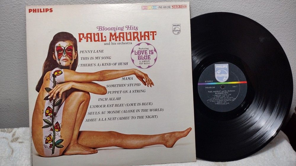 Stereo Philips Blooming Hits Paul Mauriat Orchestra PHS 600-248 Vinyl Record LP