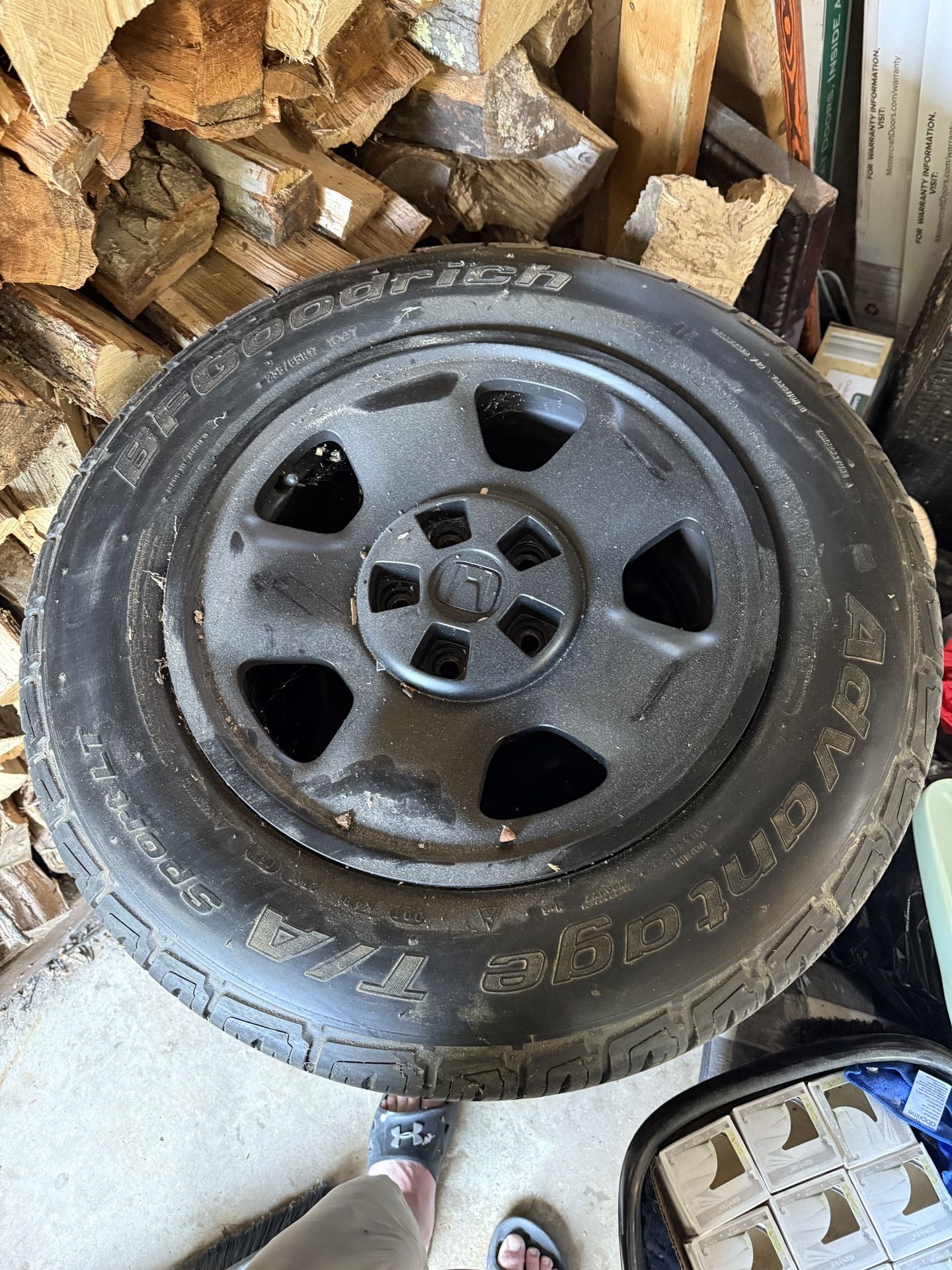 235/65 R17 Tires On Wheels