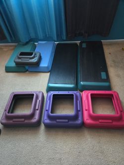Aerobic steps small $10.00, Large-$15