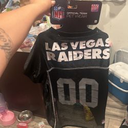 Official Team Pet Wear Raiders Jersey Size 2X