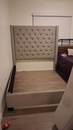 Queen bed frame only