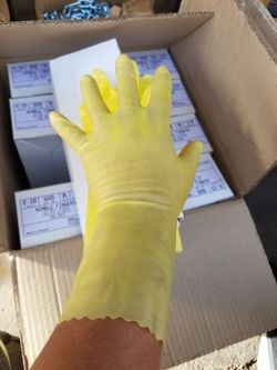 MAPA chemical resistant pvc GLOVES reusable.