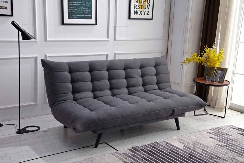 Grey Convertible Futon
