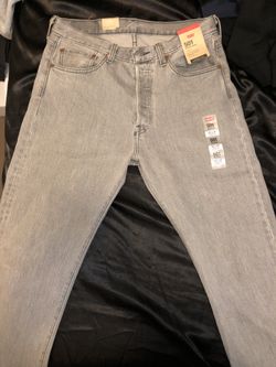 Grey Levi 501s