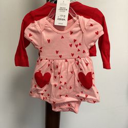 Just One You Made by Carter pink& red over jacket sizes-NB,3m,9M