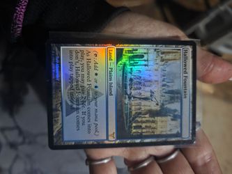foil printing of Hallowed Fountain from the Dissension