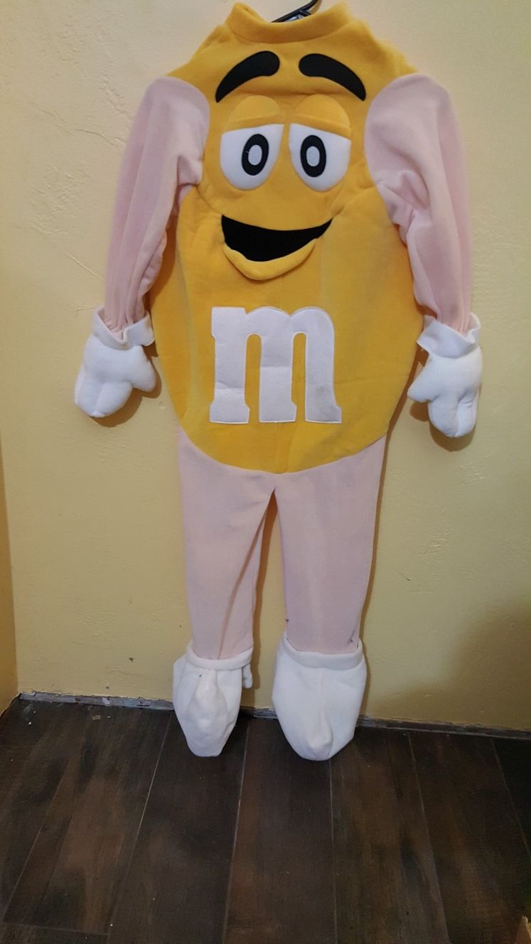 Yellow M&M costume