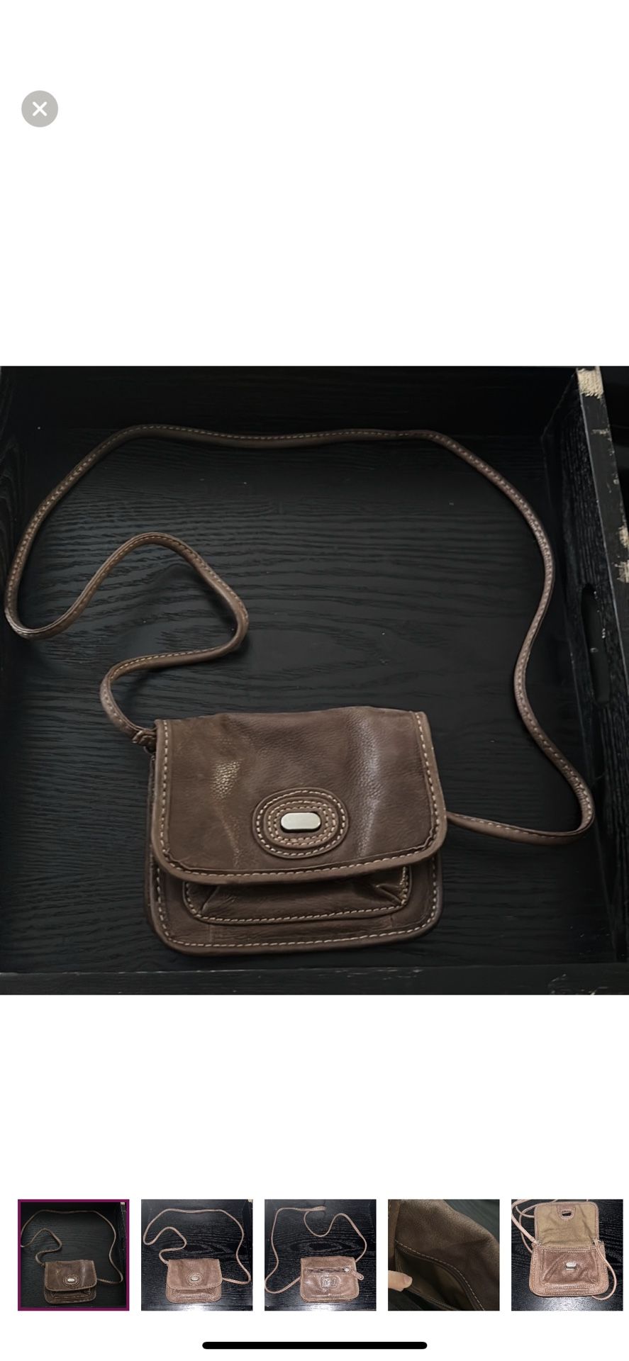 Leather Brown Fossil Bag