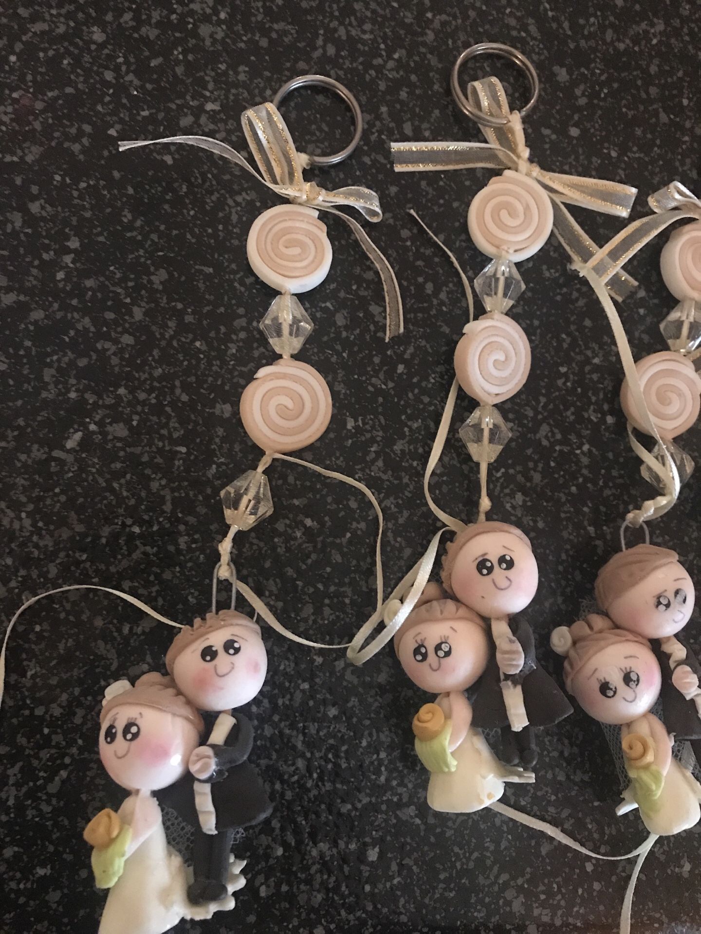 Wedding key chains