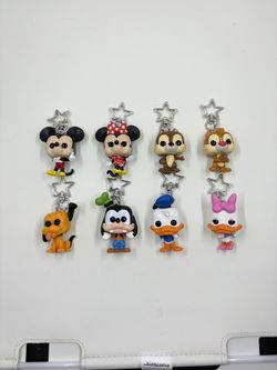 mickey and friends keychains !!