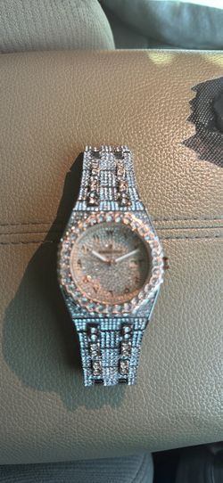 audemars piguet moissanite  watch