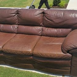 Leather Couch 