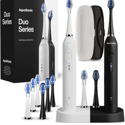 Aquasonic Duo Series Electric Toothbrushes