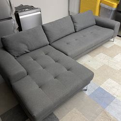 Grey Modern Sectional -Sofa Company 