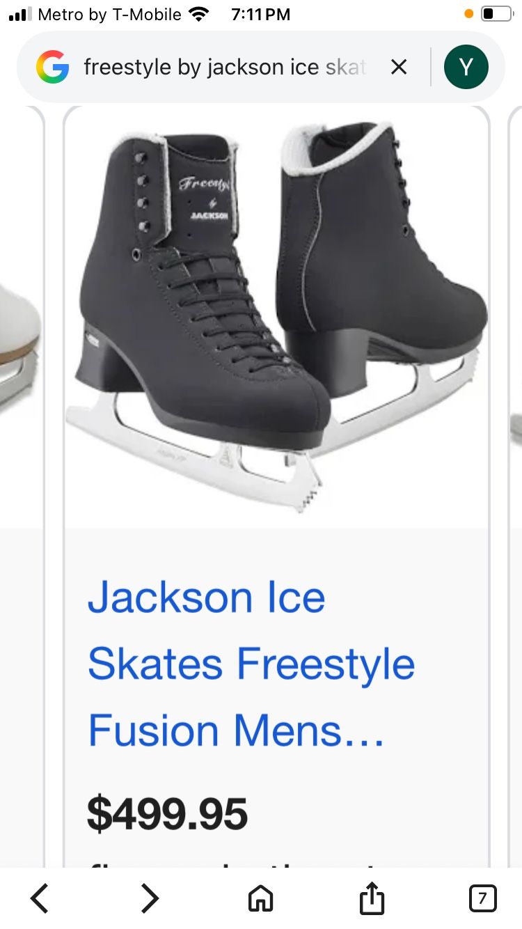 New Jackson Ice Skates Freestyle 9 1/2 $150