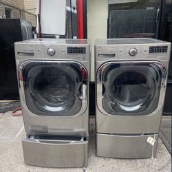 Set Washer & Dryer  Bigger 29 Inches 