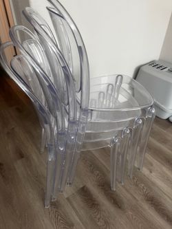 Acrylic clear chairs