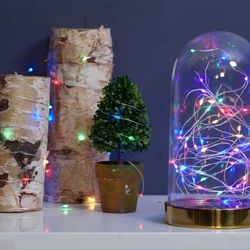 66FT 132 LEDs White Copper Wire Lights, Fairy Light