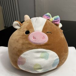 Squishmallow Griella The Brown Spotted Cow