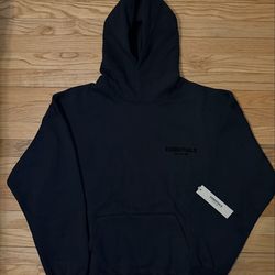 Black Essentials Hoodie
