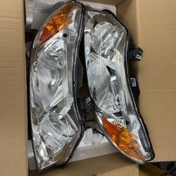 2007 Honda civic coupe new headlights
