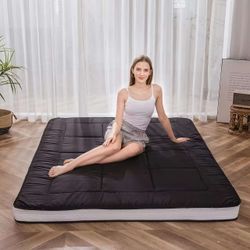 Foldable Tatami Mat Portable Dormitory Sleeping Pad,Roll Up Floor Lounger Bed for Adult