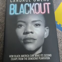 Candace Owen's Blackout Signed First Edition Hardcover Book 