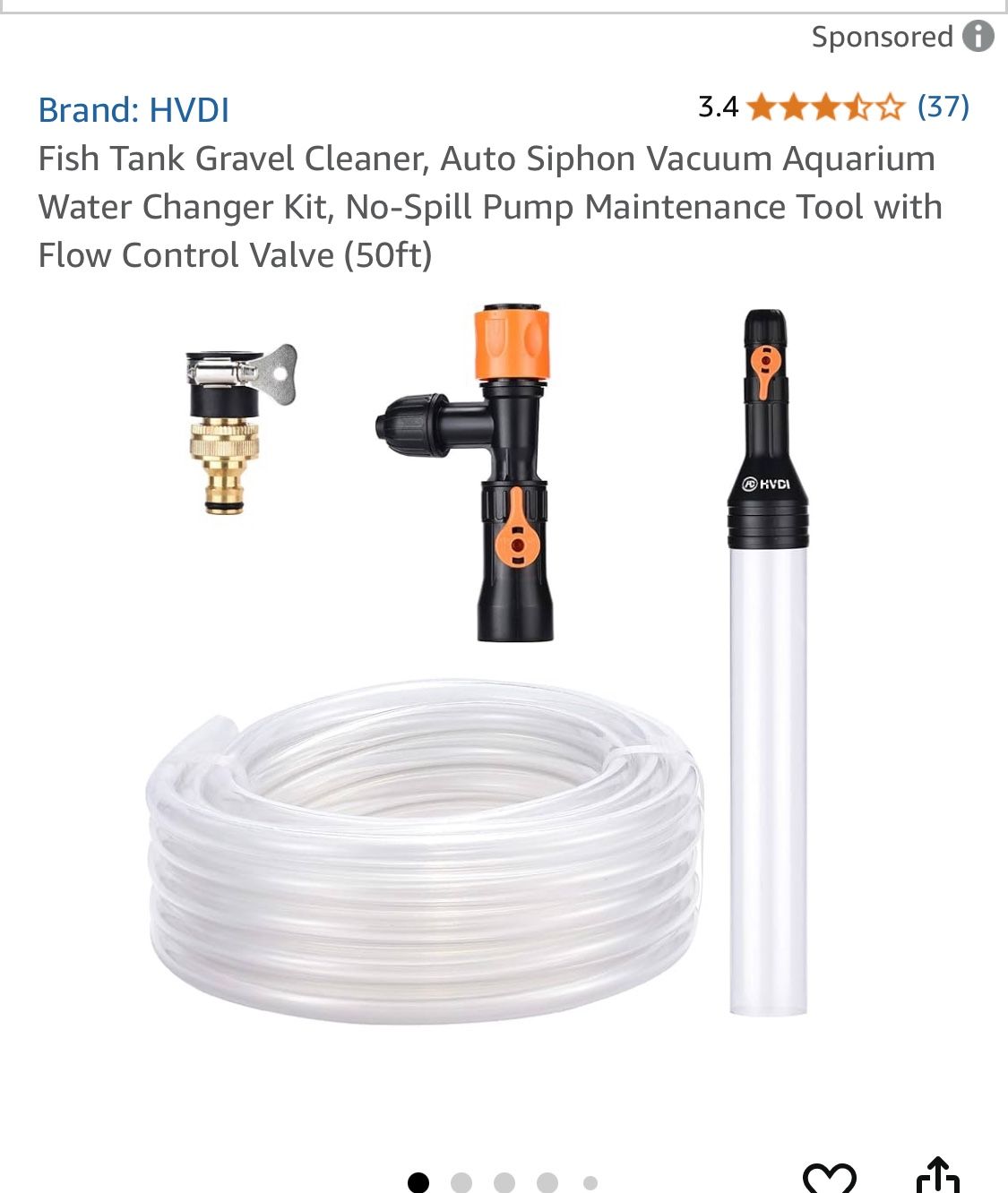 Hvd New Fish Tank Gravel Cleaner(50’)