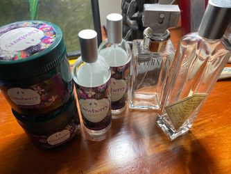 EMPTY perfume bottles & lotion containers