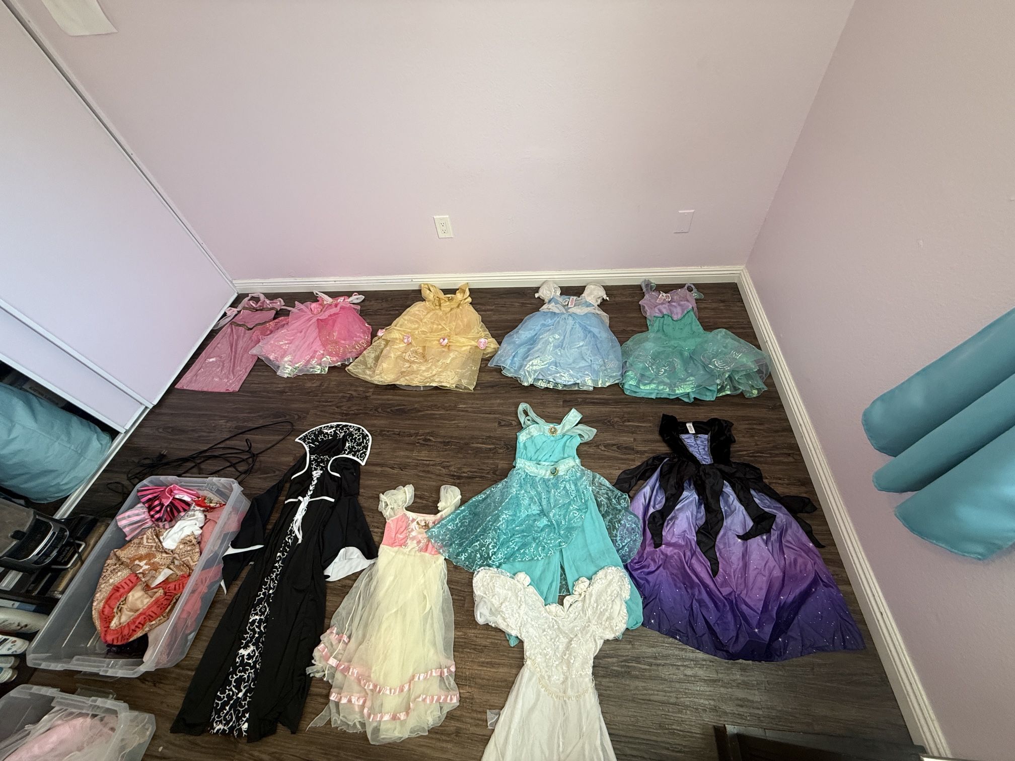 Disney Princess Dresses And Assorted Dress Up Clothes