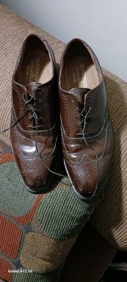 Bostionian Oxford Classic Dress  Shoes Burgundy Men Pre-Owned Size  10.5 D/B