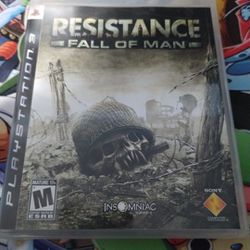 Resistance Fall Of Man PlayStation 3/PS3 (Read Description)