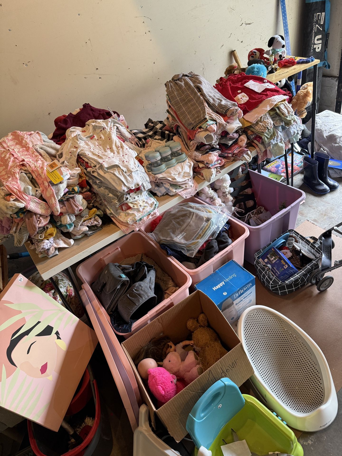 Baby girl clothes and accessories