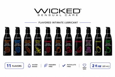 Wicked Sensual Care Flavored Lubricant 2 fl oz