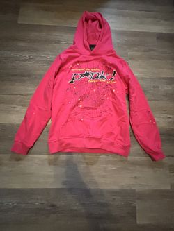 Brand New Pink Spider Hoodie Size Medium
