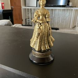 Avon Gold Pewter Lady #1 In Recruiting 1(contact info removed) Trophy 🏆 Statue