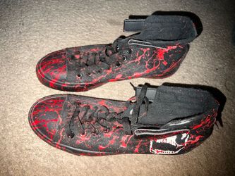 Glow in the dark Skull Bloody Shoes